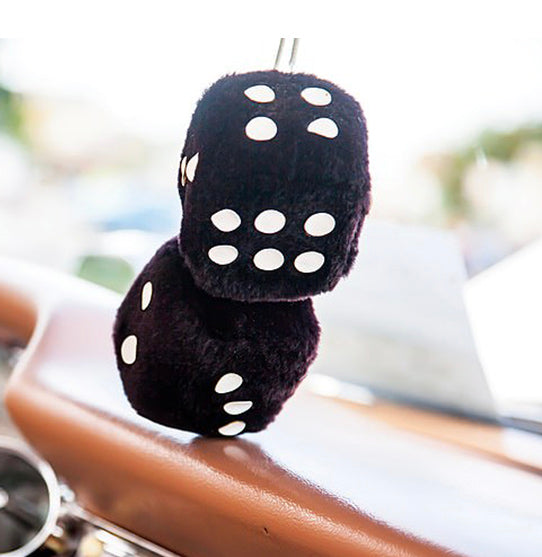 Retro Fluffy Lucky Dice